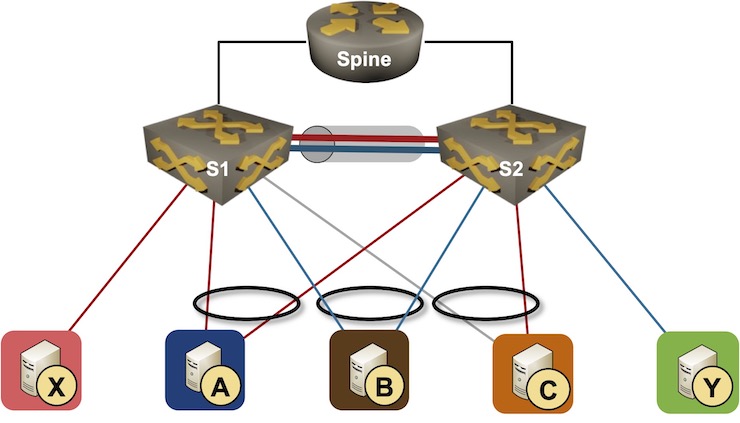 Layer-3 MLAG topology