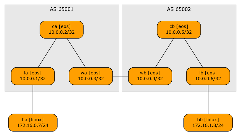 Lab topology