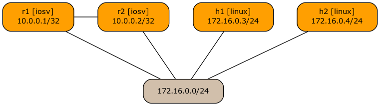 Topology graph after adding graph.rank to router nodes